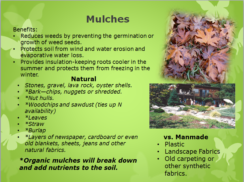 what are the benefits of mulching